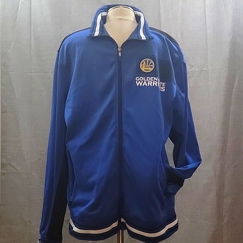NBA Golden State Warrior Performance / Warm Up Jacket - Blue, Women's SZ XL